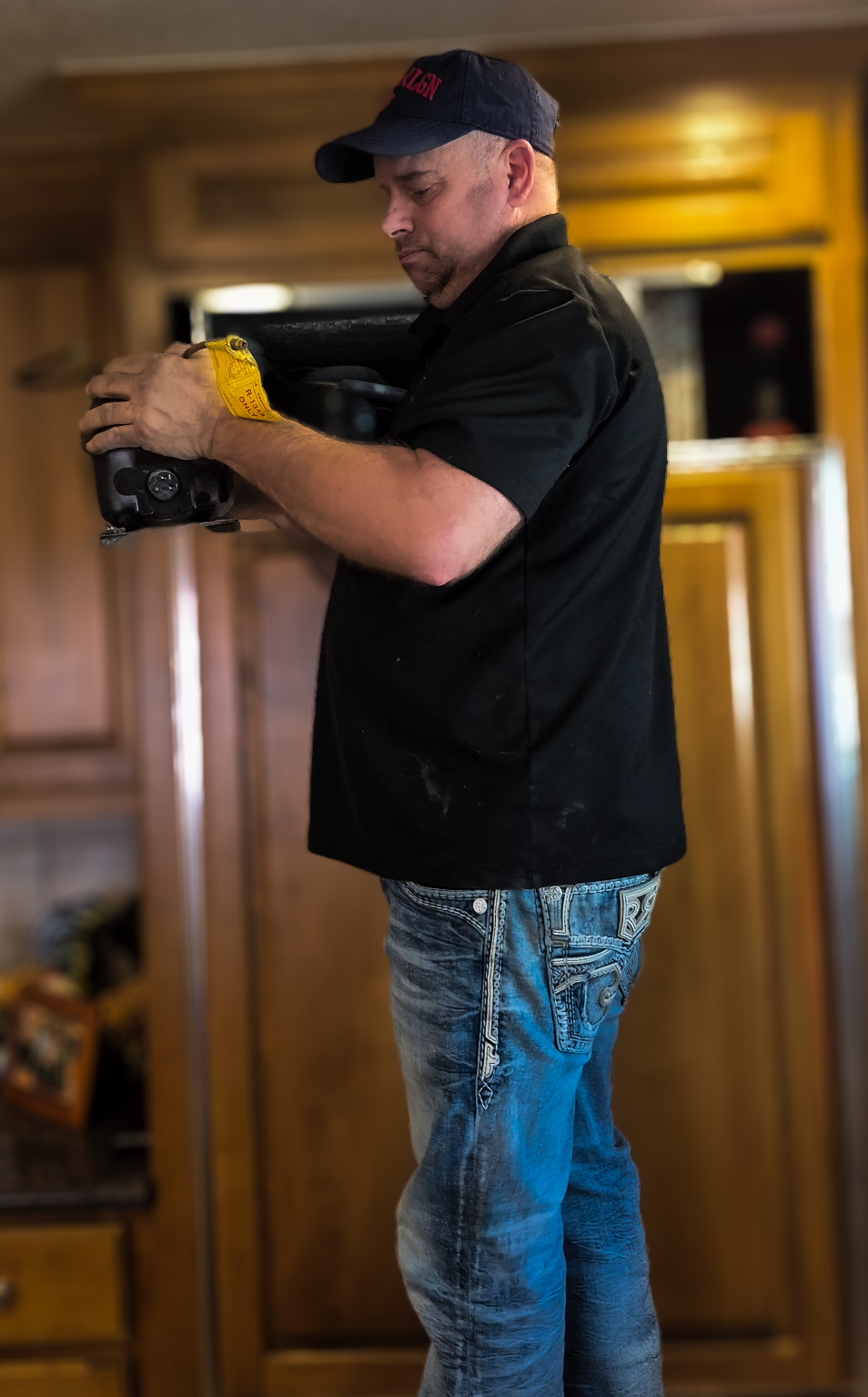 Inspecting new Sub Zero Refrigerator Components Before Installation